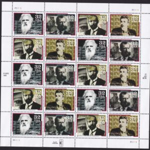 Scott #3064a (3061-3064) Pioneers of Communication Sheet of 20 Stamps - MNH