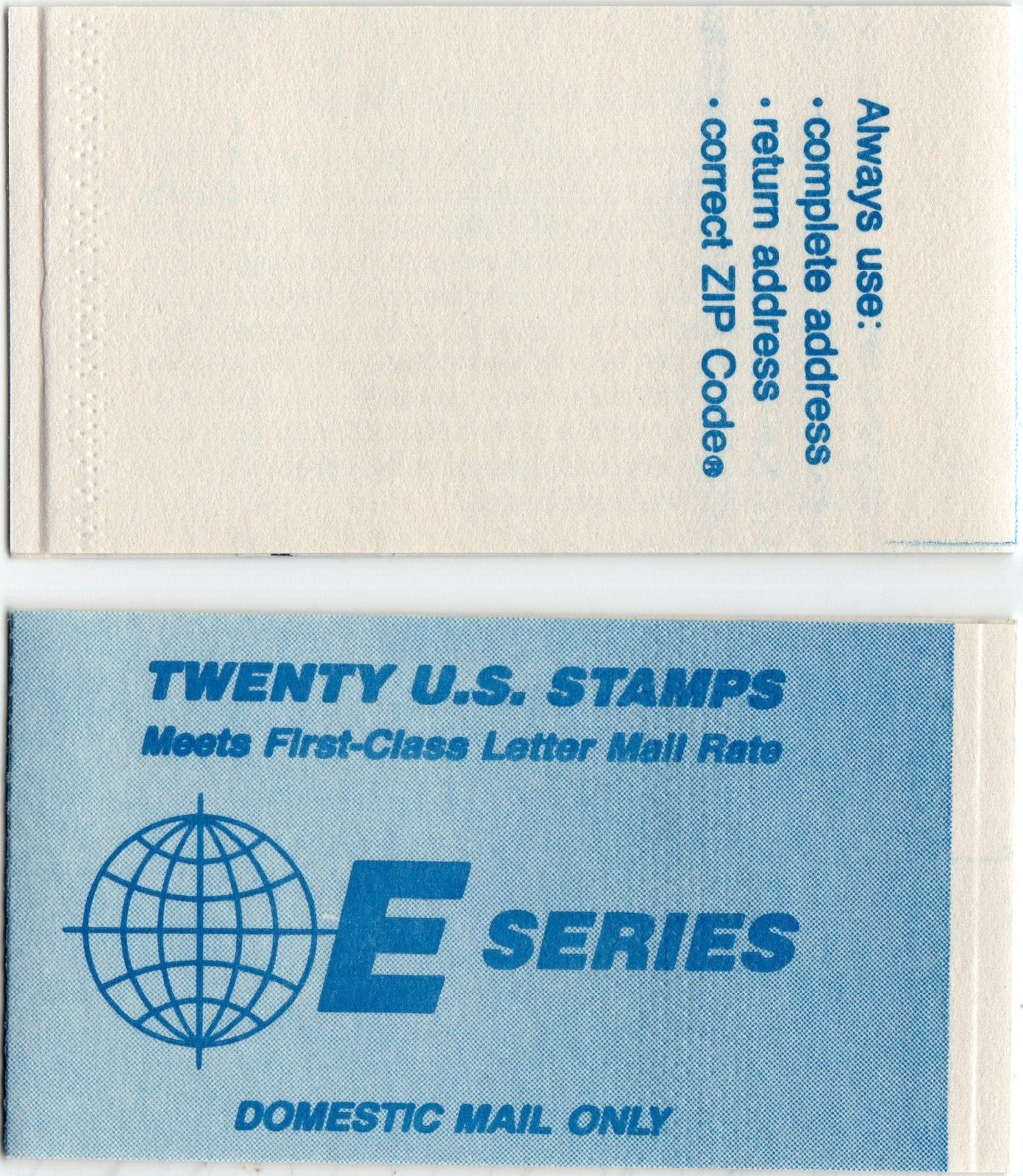 Scott #BK157 (2282a) 25¢ Earth (Globe) E Series Booklet of 20 Stamps - MNH