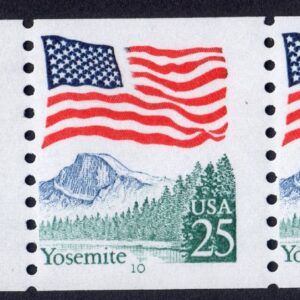 Scott #2280a Flag Over Yosemite Plate # Coil (PNC3) of 3 Stamps - MNH P#10 #2