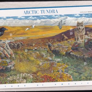 Scott #3802 Arctic Tundra (Nature Series) Sheet of 10 Stamps - Sealed White