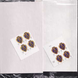 Scott #3784-3784A Purple Heart Plate Block of 4 Stamps Sealed P#P2222 & P#B1111