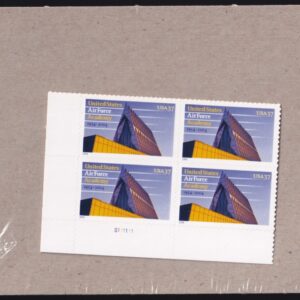 Scott #3838 Air Force Academy Plate Block of 4 Stamps - Sealed