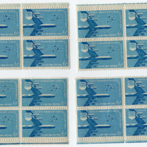 Scott #c49 Air Force Matched Set of Plate Blocks - MNH P#25762