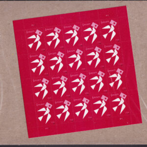 Scott #5826 Love Bird Envelope Sheet of 20 Forever Stamps - Sealed UV