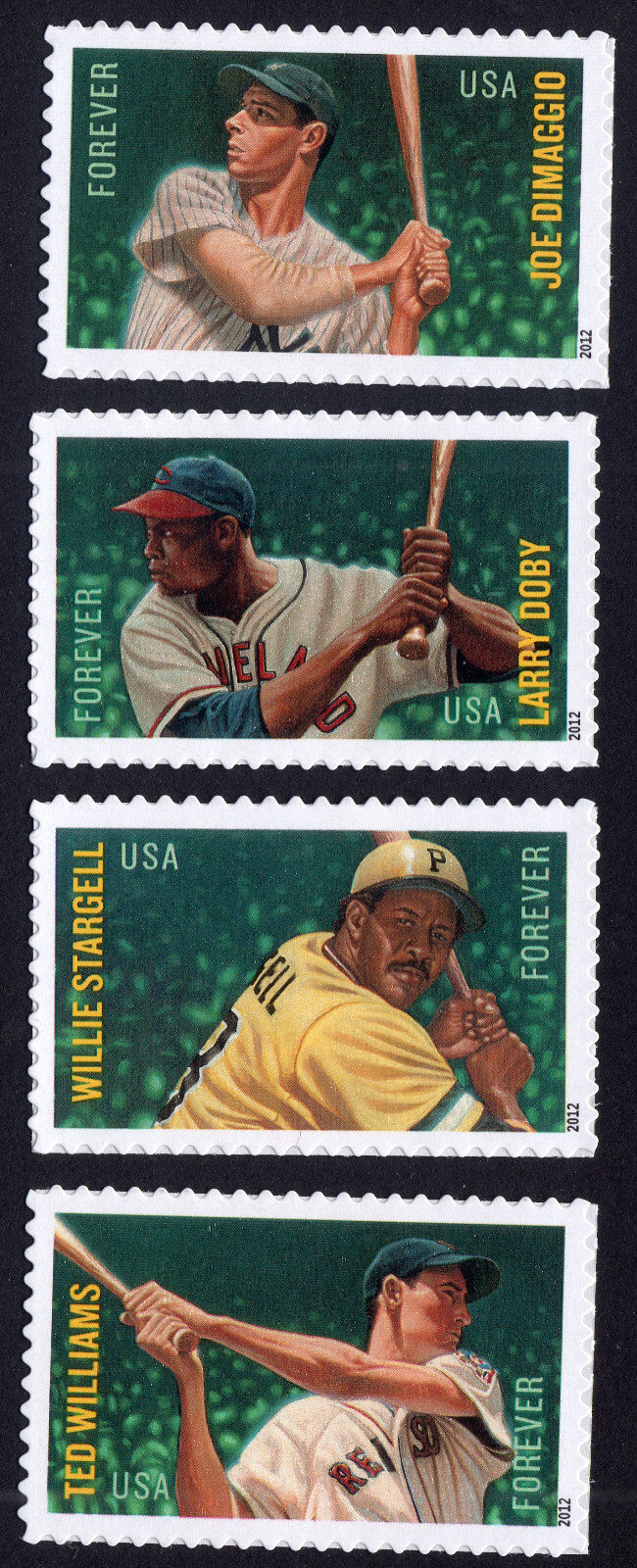 Scott #4694-4695-4696-4697 MLB All-Stars (4) Single Stamps - MNH