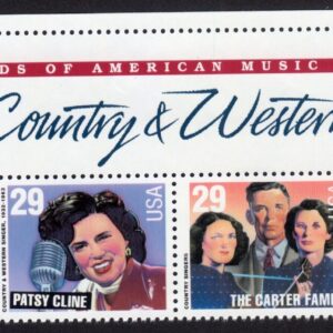 Scott #2774a (2771- 74) Country & Western Title Plate Block of 4 Stamps - MNH