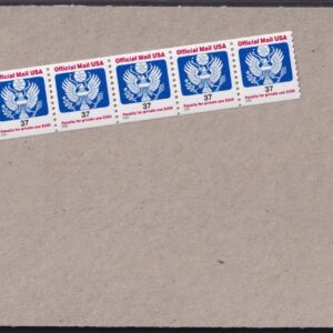 Scott #O159 Official Mail Coil of 5 Stamps - Sealed
