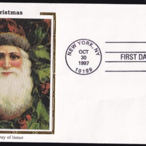 Scott #3177 American Holly (10/30/1997) Colorano Silk FDC New York, NY