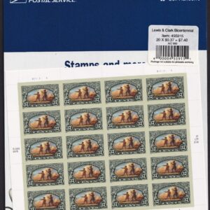 Scott #3854 Lewis and Clark (Thomas Jefferson) Sheet of 20 Stamps - Sealed Blue