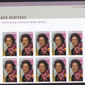 Scott #5830 Constance Baker Motley Title Half Sheet of 10 Forever Stamps MNH UV