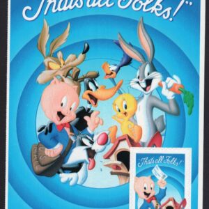 Scott #3534c Porky Pig "That's All Folks" Picture Single Stamp - MNH