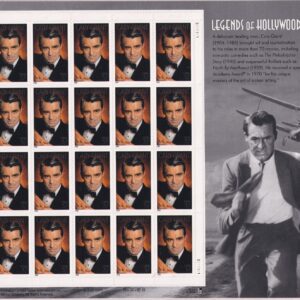 Scott 3692 Cary Grant (Legends of Hollywood) Sheet of 20 Stamps- MNH