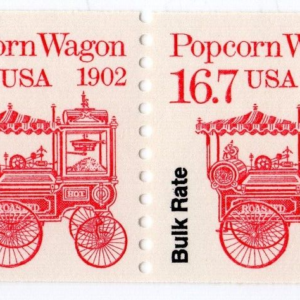 Scott #2261 Popcorn Wagon (16.7c) Coil of 5 Stamps - MNH