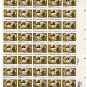 Scott #2052 Treaty of Paris 1783 Bicentennial Sheet of 40 Stamps - MNH UR