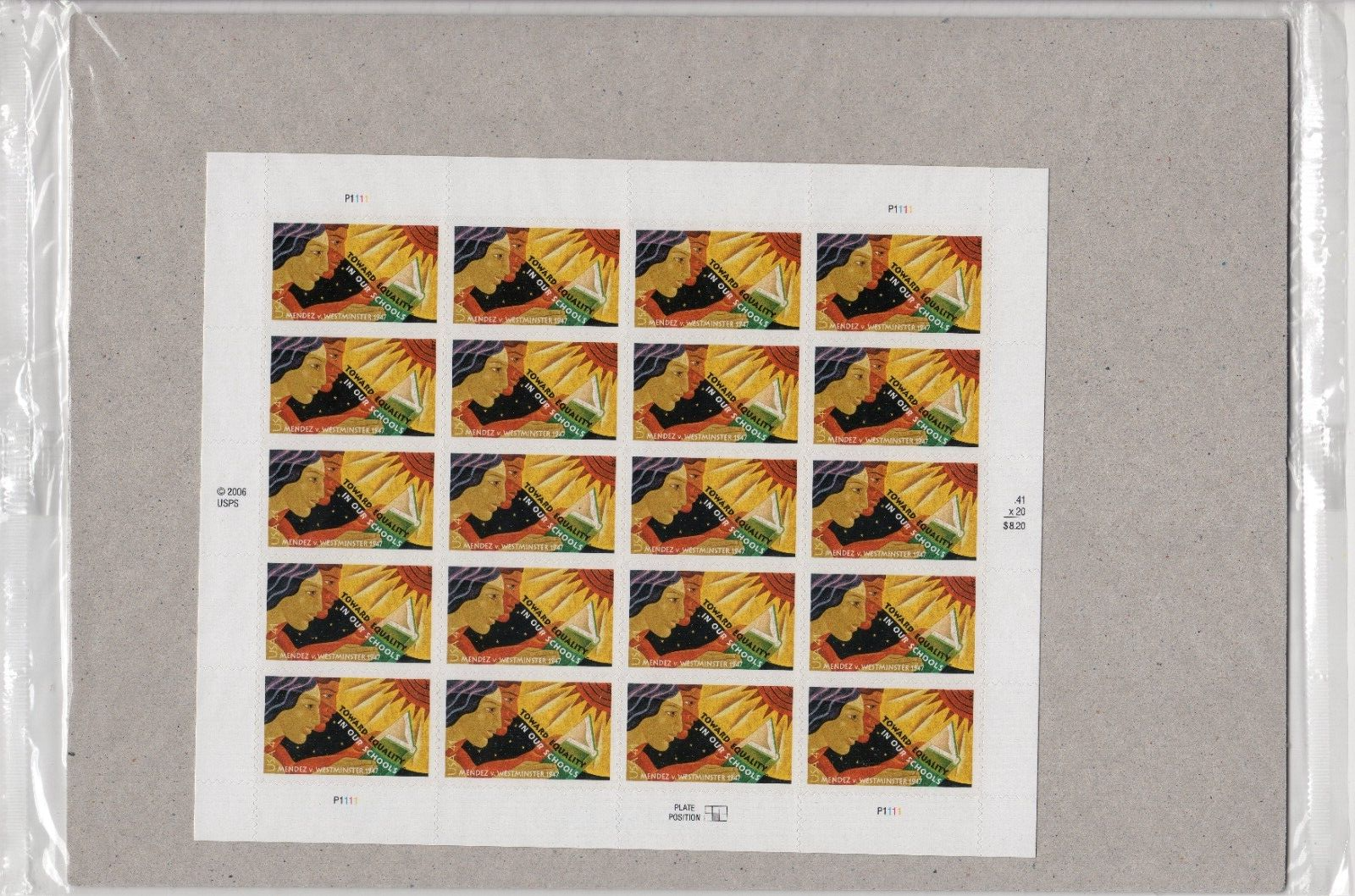Scott #4201 Westminster (Equality in Education) Sheet of 20 Stamps - Sealed