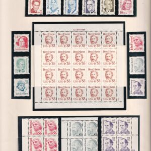 Scott #2168-2196 Great Americans Single - Plate Blocks - Sheet Stamps MNH 86-87