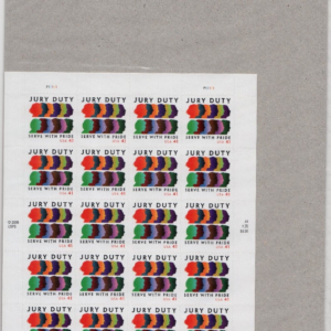 Scott #4200 Jury Duty Sheet of 20 Stamps - Sealed