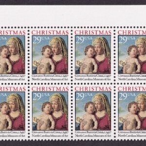 Scott #2789 Madonna & Child (Cima) Plate Block of 20 Stamps - MNH P#433-1 UR