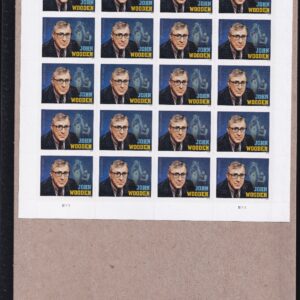 Scott #5833 John Wooden UCLA Sheet of 20 Forever Stamps - Sealed UV