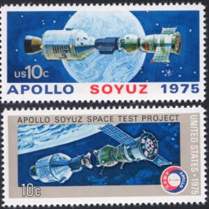 Scott #1569-1570a Apollo-Soyuz Single Stamps - MNH