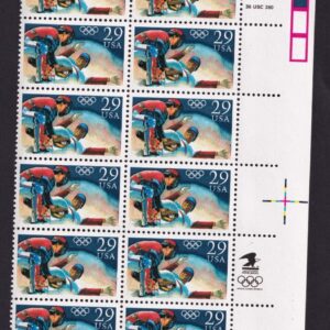 Scott #2619 Olympics Baseball Plate Block of 20 Stamps - MNH PC#1