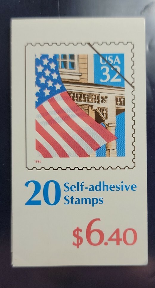 Scott #BK228 (2921a) Flag Over Porch Booklet of 20 Stamps - MNH P#21221
