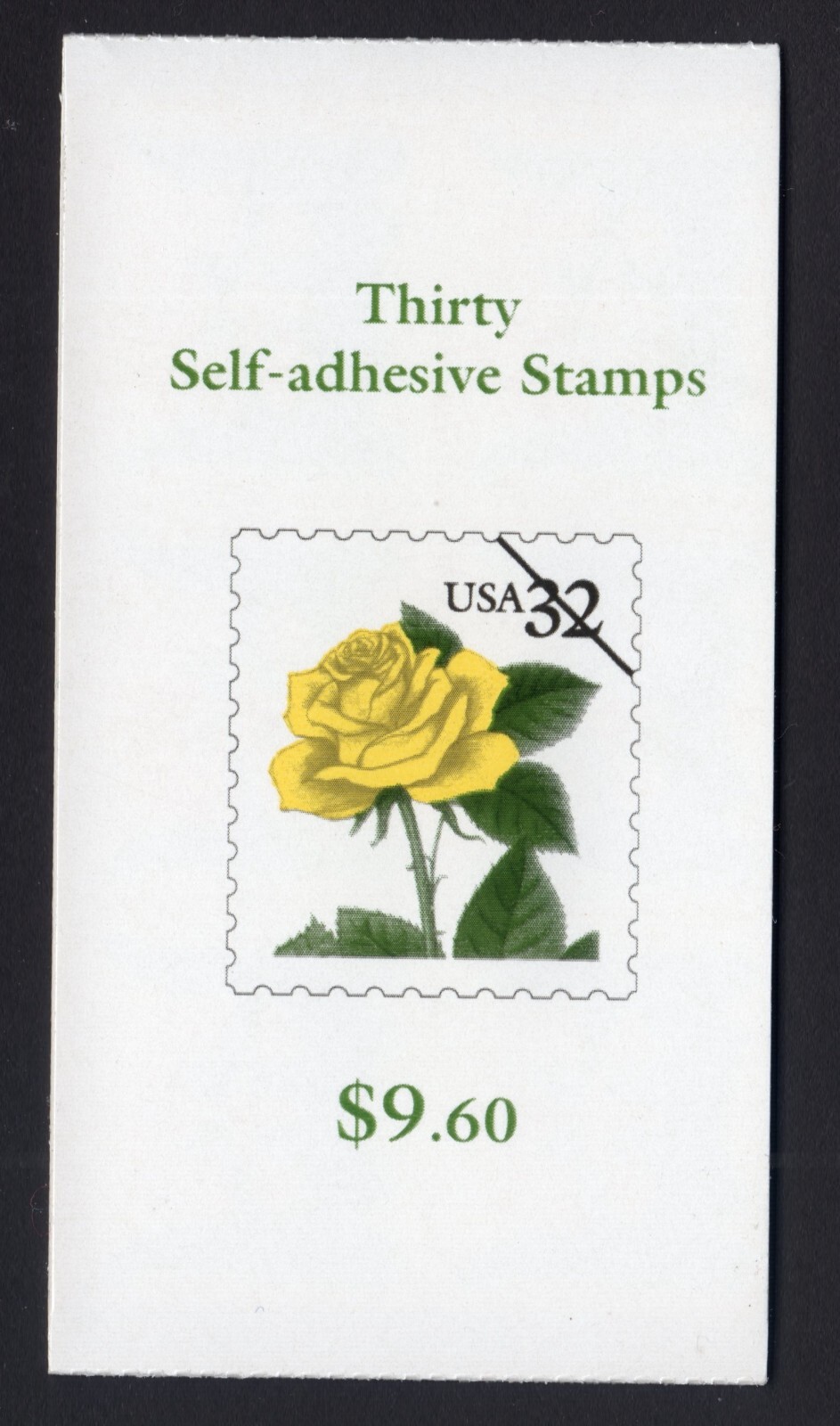 Scott #BK242 (3049) 32¢ Yellow Rose Booklet of 30 Stamps - MNH unopened