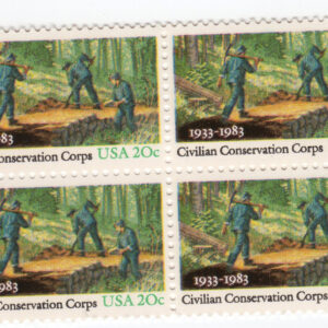 Scott #2037 Civilian Conservation Corps Block of 4 Stamps - MNH