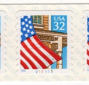Scott #2915 Flag Over Porch Plate Number Coil (PNC7) of 7 Stamps - MNH P#V11111
