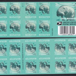 Scott #5851 Manatees Booklet of 20 Forever Stamps - MNH UV