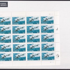 Scott #3372 Los Angeles Class Nuclear Submarine Full Sheet of 20 Stamps - Sealed