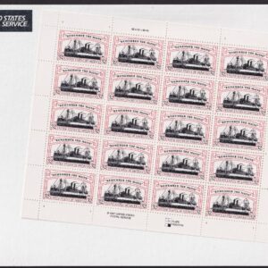 Scott #3192 Remember the Maine (Spanish-American War) Sheet of 20 Stamps Sealed