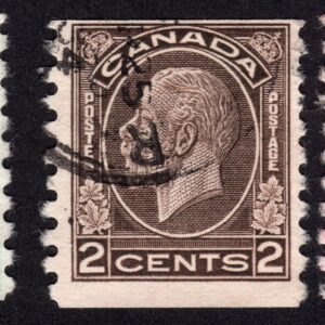 Canada 205-206-207 King George V used coil stamps