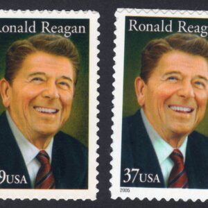 Scott #3897 & 4078 Ronald Reagan (California Governor) Single Stamps - MNH