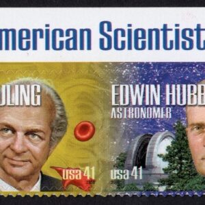 Scott #4227a (4224-27) American Scientists Title Plate Block of 4 Stamps - MNH