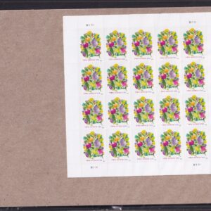 Scott #5850 Wedding Celebration Blooms Sheet of 20 2 oz Forever Stamps - Sealed