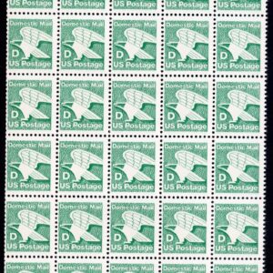 Scott #2111 Eagle D Series Block of 50 Stamps - MNH