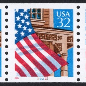 Scott #2913 Flag Over Porch Plate Number Coil (PNC5) of 5 Stamps MNH P#22222 SG