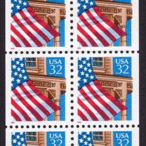Scott #2916a Flag Over Porch Booklet Pane of 10 Stamps - MNH P#11111