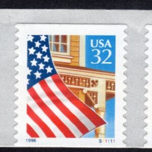 Scott #2915B Flag Over Porch Plate Number Coil (PNC5) of 5 Stamps - MNH #1