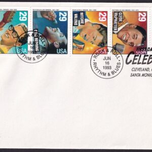 Scott #2737a Rock & Roll (06/13/1993) FDC Cleveland OH