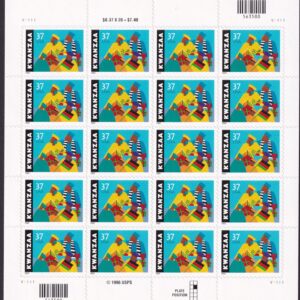 Scott #3673 Kwanzaa Sheet of 20 Stamps - MNH