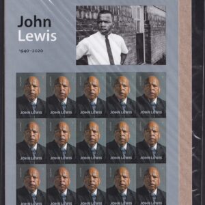 Scott #5801 John Lewis Congressman Full Sheet of 15 Forever Stamps Sealed UV
