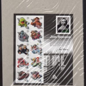 Scott #3944 Muppets (Jim Henson) Sheet of 10 Stamps - Sealed Brown