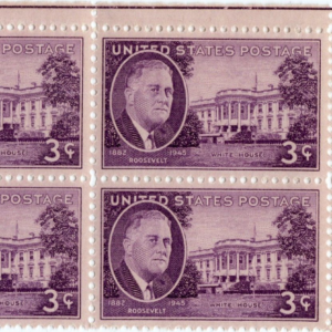 Scott #932 FDR Plate Block of 4 Stamps - MNH P#23293