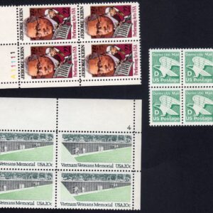 Scott #2109-2110-2111 Eagle D Vietnam Kern Plate Block of 4 Stamps - MNH