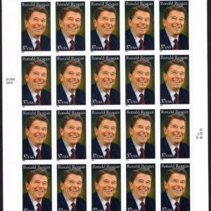 Scottt #3897 Ronald Reagan (California Governor) Sheet of 20 Stamps - MNH