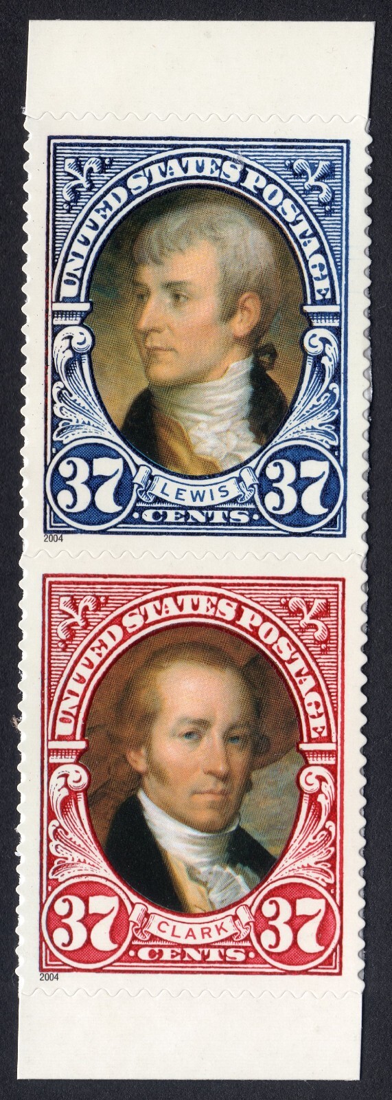 Scott #3856 Lewis & Clark Vertical Strip (Pair) of Stamps - MNH