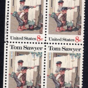 Scott #1470 Tom Sawyer Block of 4 Stamps - MNH