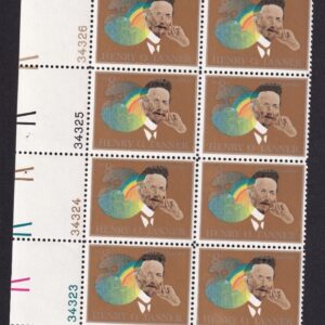 Scott #1486 American Arts (Henry O. Tanner) Plate Block of 16 Stamps - MNH